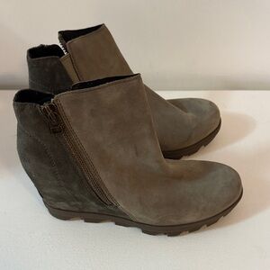 Sorel Wedge Ankle Boots